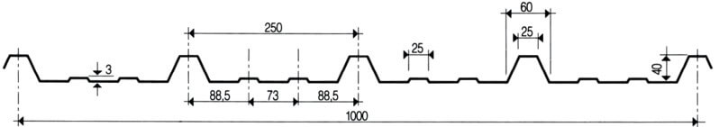 Trapezprofil LM 40