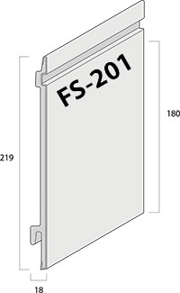 fs201 Fassade in Holzoptik