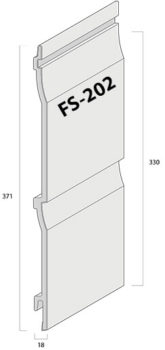 fs202 Fassade in Holzoptik